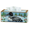Herrschners Northwoods Loon Tissue Box Plastic Canvas Kit Herrschners Northwoods Loon Tissue Box Plastic Canvas Kit
