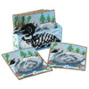 Herrschners Northwoods Loon Coasters with Holder Plastic Canvas Kit Herrschners Northwoods Loon Coasters with Holder Plastic Canvas Kit