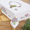 Herrschners Wildflower Bouquets Tablecloth Stamped Cross-Stitch Herrschners Wildflower Bouquets Tablecloth Stamped Cross-Stitch