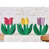 Herrschners Dancing Tulips Shelf Sitters Plastic Canvas Kit Herrschners Dancing Tulips Shelf Sitters Plastic Canvas Kit