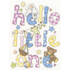 Bothy Threads Hello Little One Counted Cross-Stitch Kit Bothy Threads Hello Little One Counted Cross-Stitch Kit