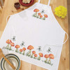 Herrschners Mushroom Forest Apron Stamped Cross-Stitch Herrschners Mushroom Forest Apron Stamped Cross-Stitch