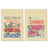 Herrschners Sweetest Summer Porch Flag Set Stamped Cross-Stitch Kit Herrschners Sweetest Summer Porch Flag Set Stamped Cross-Stitch Kit