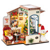 Robotime Rolife Christmas Snow House Model - Wood