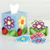 Herrschners Garden Petals Tissue Box & Coasters Plastic Canvas Free Download