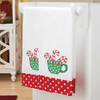 Herrschners Peppermint & Cocoa Towel Pair Stamped Cross-Stitch Herrschners Peppermint & Cocoa Towel Pair Stamped Cross-Stitch