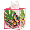 Herrschners Tropical Jungle Tissue Box Plastic Canvas Kit Herrschners Tropical Jungle Tissue Box Plastic Canvas Kit