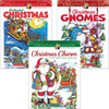 Dover Christmas Santa & Gnomes, Set of 3 Coloring Book Dover Christmas Santa & Gnomes, Set of 3 Coloring Book