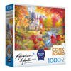 Rose Art Secluded Church in Fall Jigsaw Puzzle