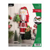 Bucilla Nutcracker Santa Wall Hanging Felt & Sequin Kit