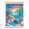 Crystal Art Tropical Turtle Paradise Scroll Diamond Painting Crystal Art Tropical Turtle Paradise Scroll Diamond Painting