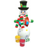 Masterpieces Puzzle Co Snowman Nutcracker Model - Wood Masterpieces Puzzle Co Snowman Nutcracker Model - Wood