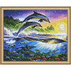PixelHobby Atlantic Dolphins Kit & Frame Mosaic Art Kit PixelHobby Atlantic Dolphins Kit & Frame Mosaic Art Kit