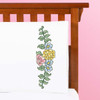 Herrschners Bold Blooms Pillowcase Pair Stamped Cross-Stitch Herrschners Bold Blooms Pillowcase Pair Stamped Cross-Stitch