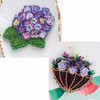 Abris Art Fair Florals Brooch Set Bead Embroidery Kit Abris Art Fair Florals Brooch Set Bead Embroidery Kit