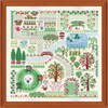 RIOLIS My Garden Kit & Frame Counted Cross-Stitch RIOLIS My Garden Kit & Frame Counted Cross-Stitch