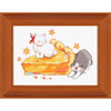 Letistitch Eating Sleeping Stretching Counted Cross-Stitch Kit