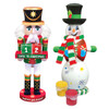 Masterpieces Puzzle Co Nutcracker Calendar & Snowman Nutcracker, Set of 2 Model - Wood Masterpieces Puzzle Co Nutcracker Calendar & Snowman Nutcracker, Set of 2 Model - Wood