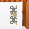 Herrschners Witchy Kitty Kid's Pillowcase Stamped Cross-Stitch Kit