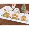 Herrschners Gingerbread Lane Table Runner & Napkins Set Stamped Cross-Stitch Herrschners Gingerbread Lane Table Runner & Napkins Set Stamped Cross-Stitch