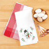Herrschners Woodland Snowman Coordinating Towel Pair Stamped Cross-Stitch Herrschners Woodland Snowman Coordinating Towel Pair Stamped Cross-Stitch