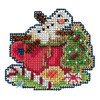 Wichelt Imports, Inc. Marshmallow Snowman Ornament Counted Cross-Stitch Kit Wichelt Imports, Inc. Marshmallow Snowman Ornament Counted Cross-Stitch Kit