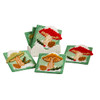 Herrschners Christmas Mushrooms Coasters with Holder Plastic Canvas Kit Herrschners Christmas Mushrooms Coasters with Holder Plastic Canvas Kit