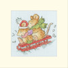 Bothy Threads Christmas Card - Hold Tight Counted Cross-Stitch Kit Bothy Threads Christmas Card - Hold Tight Counted Cross-Stitch Kit