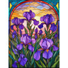 Springbok Stain Glass Iris Jigsaw Puzzle Springbok Stain Glass Iris Jigsaw Puzzle