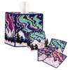 Herrschners Aurora Nights Tissue Box & Coaster Set Plastic Canvas Herrschners Aurora Nights Tissue Box & Coaster Set Plastic Canvas