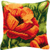 Vervaco Orange Flower Pillow Cover Needlepoint Kit Vervaco Orange Flower Pillow Cover Needlepoint Kit