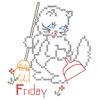Aunt Martha's Cross Stitch Kittens Transfer Aunt Martha's Cross Stitch Kittens Transfer