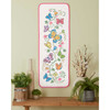 Herrschners Butterfly Wall Hanging Stamped Cross-Stitch Kit Herrschners Butterfly Wall Hanging Stamped Cross-Stitch Kit