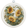 Luca-S The Sunflower Hoop Counted Cross-Stitch Kit Luca-S The Sunflower Hoop Counted Cross-Stitch Kit