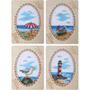 Orchidea Day at the Beach Set Counted Cross-Stitch Kit Orchidea Day at the Beach Set Counted Cross-Stitch Kit