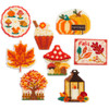 Herrschners Autumn Abundance Magnets Counted Cross-Stitch Kit Herrschners Autumn Abundance Magnets Counted Cross-Stitch Kit