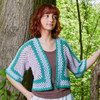 Aunt Lydia's Cropped Granny Square Cardigan Crochet Kit Aunt Lydia's Cropped Granny Square Cardigan Crochet Kit