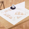 Herrschners Holiday Gingerbread Road Table Topper & Table Runner Stamped Embroidery Kit Herrschners Holiday Gingerbread Road Table Topper & Table Runner Stamped Embroidery Kit