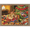 Luca-S Santa's Little Troublemaker Kit & Frame Counted Cross-Stitch