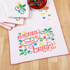 Herrschners Festive Fun Runner & Napkins Stamped Cross-Stitch Herrschners Festive Fun Runner & Napkins Stamped Cross-Stitch