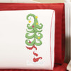 Herrschners Dancing Boughs Pillowcase Pair Stamped Cross-Stitch Herrschners Dancing Boughs Pillowcase Pair Stamped Cross-Stitch