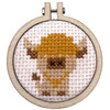 The Crafty Kit Company Och Aye the Moo Mini Matchbox Counted Cross-Stitch Kit The Crafty Kit Company Och Aye the Moo Mini Matchbox Counted Cross-Stitch Kit
