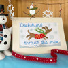 Bothy Threads Dachshund Through The Snow Christmas Card Counted Cross-Stitch Kit