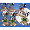 Design Works Gingerbread Couple Silverware Pocket Felt & Sequin Kit Design Works Gingerbread Couple Silverware Pocket Felt & Sequin Kit