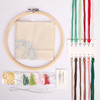Christmas Wreath Hoop Stamped Embroidery Kit