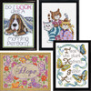 Design Works Counted Cross-Stitch, Set of 4 Counted Cross-Stitch Kit Design Works Counted Cross-Stitch, Set of 4 Counted Cross-Stitch Kit