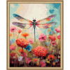 Adbrain Dragonfly in the Meadow Paint by Number Kit