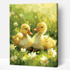 Adbrain Charming Ducklings Paint by Number Kit