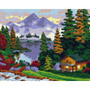 Winnie’s Picks Log Cabin at the Lake Paint by Number Kit Winnie’s Picks Log Cabin at the Lake Paint by Number Kit