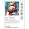 Craftoria Colorful Frosty Paint by Number Kit